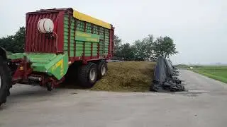 Lasagnekuil afdekken bij Familie Schep in Lemmer met Silage Safe