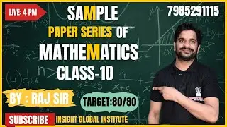 #Sample paper series : CBSE ||maths( class 10th) || By: Er.Raj Sir