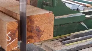 Acacia blocks are the best frame material at sawmill 