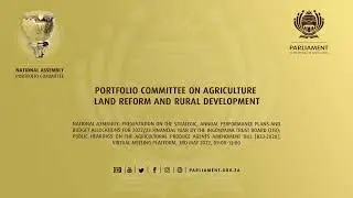 Portfolio Committee on Agriculture, Land Reform and Rural Development, 3rd May 2022