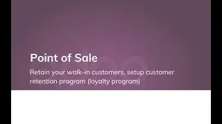 Retain your walk-in customers, setup customer retention program (loyalty program)