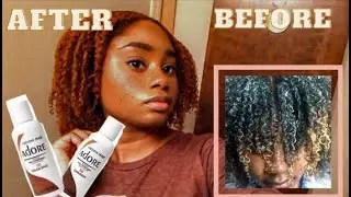DYEING MY NATURAL HAIR GINGER ❣️WITH ADORE SEMI PERMANENT HAIR COLOR