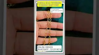 50 ml gold plated anglets #shortsfeed #anklets #gold #1gramgold #kairaligoldcovering #imitation