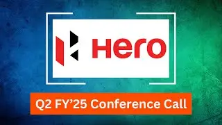 Hero MotoCorp Q2 2025 Conference Call #conferencecall #concall #earningscall #heromotocorp