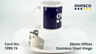 1098 74 1724 20mm Offset Stainless Steel Hinge