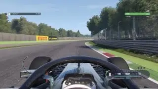 F1 2018 Monza Italy HOT-LAPS -NO SETUP + NO ASSISTS - fastest lap (1:22.374) Mercedes AMG Petronas