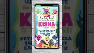 Baby Shark - Video invitation