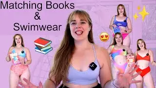 Swimwear & Books | Matching My Swimwear To Book Covers! | Ft. Aerie, Moana, Buffbunny & More!