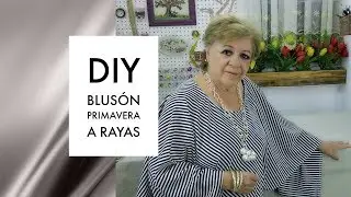 DIY :: BLUSON PRIMAVERA A RAYAS (El más fácil del mundo)