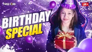 BIRTHDAY SPECIAL STREAM FF  #freefirelive #facecam