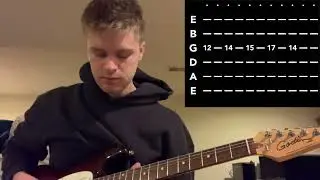 Destroy Lonely - back sippin (Guitar Tutorial)
