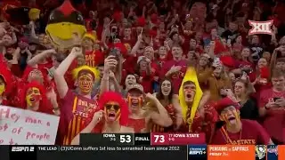 Iowa vs No. 17 Iowa State Men's Basketball Highlights