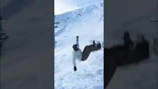 Snowboarder Fails and Epic Tricks #shorts
