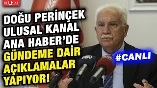 Doğu Perin&ccedil;ek Ulusal Kanal Ana Haber canlı yayınında g&uuml;ndeme dair kritik a&ccedil;ıklamalar yapıyor!