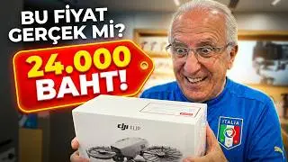 DJİ FLİP Drone satın aldım Bangkok'ta, uygun fiyat s&uuml;rprizi.