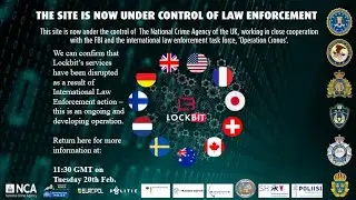 Law Enforcement Agencies Seize LockBit #ransomware Group #cyberwar