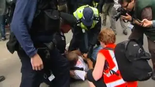 Anti fracking protesters arrested at Balcombe