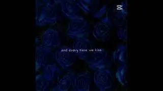 Dark blue rose aesthetic.