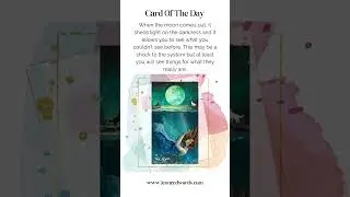 Card Of The Day - Moon #fears #fantasy #illusion  #lies #deceit #false #shorts #youtube