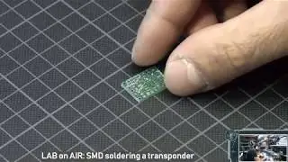 Transponder: saldatura componenti SMD