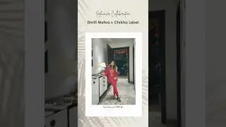 Studio RHOE X Dhriti ft. Chrkha Label | Influencer marketing #StudioRHOE #influencermarketing