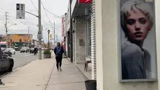 Walking Pape Avenue in East York, Toronto 11/21/2021