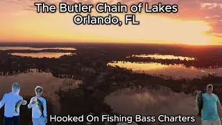 Orlando Florida Bass Fishing on the Butler Chain Of Lakes with Hooked On Fishing Bass Charters