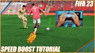 FIFA 23 SPEED BOOST TUTORIAL ON HOW TO UNLIOCK THE LENGHTY PACE WITH ANY PLAYER & RUN ULTRA FAST