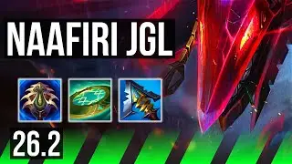 NAAFIRI vs LEE SIN (JGL) | 41K damage | EUW Grandmaster | 26.2