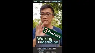 Walking as Medicine - Unlocking the Power of a Daily Walk Habit as Medicine in 3 Phases #Shorts