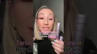 This is your sign to try the brown mascara!! Tarte Tubing Mascara BOGO FREE bundle is the makeup