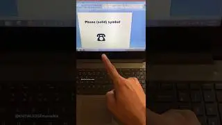 ☎️ landline phone symbol shortcut key in ms word #shorts #msword #shortcutkeys #computer