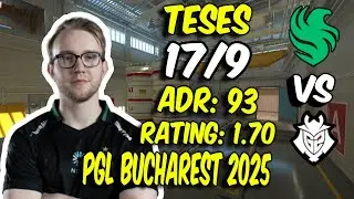 Falcons TeSeS (17/9) vs G2! CS2 TeSeS POV (Nuke) at PGL Bucharest 2025 GRAND FINAL