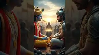 lord krishna talking with Arjuna #indianculture06