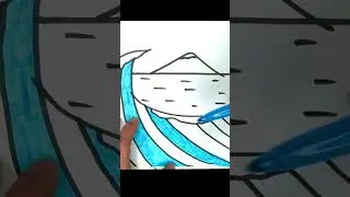Watch Me Draw The Great Wave 🌊🎨
