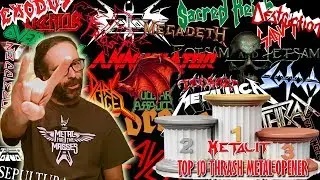 [Top 10] Le migliori 10 opener Thrash Metal songs di sempre CLASSIC edition