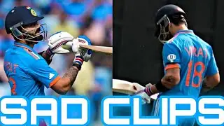 Virat Kohli Sad Clips 🤧 For Editing • Virat Kohli Scene Pack