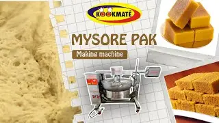 Mysore Pak making machine Demo |Automatic Bulk Indian Sweet Production  machine #bakery #mysorepak 