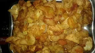 Potato Chips Recipe/ Hot Wafers / Curnchy Instant/ by leena's kitchen