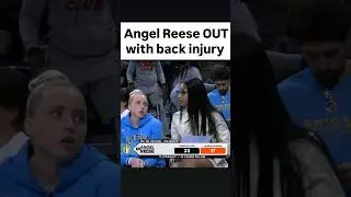 👀 Angel Reese OUT, injured | Chicago Sky WNBA women's basketball #shorts #short #basketball #wnba