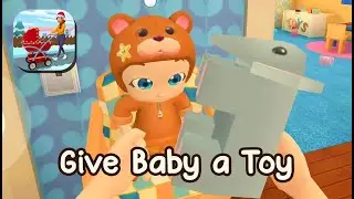 Mother Simulator: Happy Virtual Family Life Day 134 - 135 | Give Baby a Toy (iOS, Android)