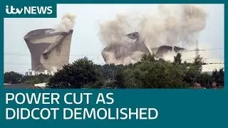 Thousands of homes left without power after Didcot demolition | ITV News