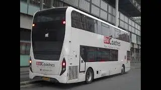 Enviro 400MMC BM Coaches SK72CWD Thameslink Replacement Arriving at St Pancras International Station