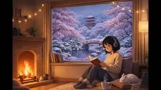 Japanese Winter Garden | Calm & Cozy handpan Ambience