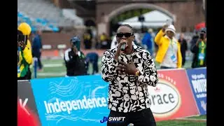 Christopher Martin performing at the 2024 Penn Relays after party