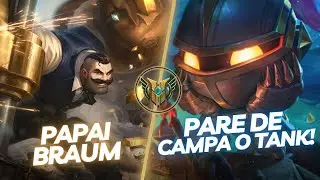 NEVER PLAY FOR THE TANK! - BRAUM GAMEPLAY - LEAGUE OF LEGENDS WILD RIFT