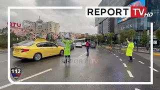 112 - Përmbytja e rrugëve të Tiranës. Të gjitha forcat e policisë në akset problematike
