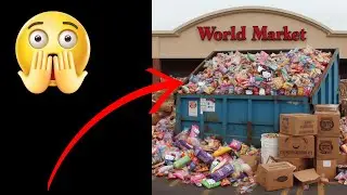 DUMPSTERS WERE FULL!  DUMPSTER DIVING IN THE BIG CITY!