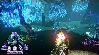 Ark Survival Evolved Aberration Ep.9 - Bioluminescent Zone Exploring! Into the BLUE Yonder!
