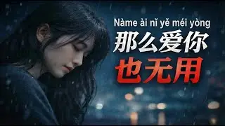 Học tiếng Trung qua bài hát | 那么爱你也没用 | 汉字 + Pinyin